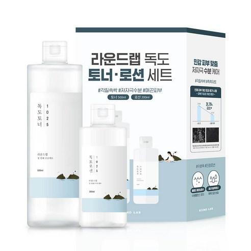 ROUND LAB 1025 DOKDO TONER 500ML LOTION 200ML SPECIAL SET | COLOURSWINK