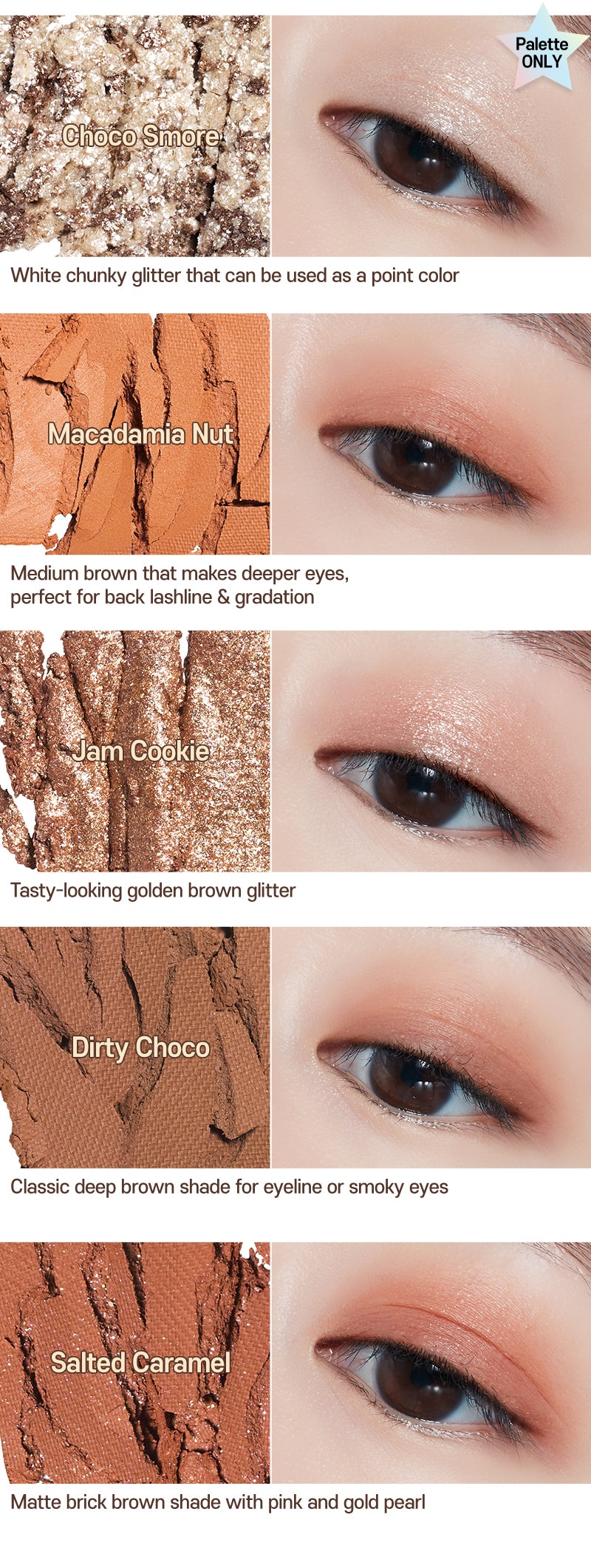 ETUDE PLAY COLOR EYES 9 COLOR 7 2G COOKIE CHIPS | COLOURSWINK