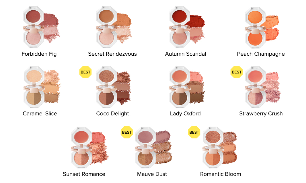 DEAR DAHLIA PARADISE DUAL PALETTE 4G | COLOURSWINK