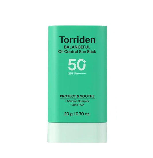 TORRIDEN BALANCEFUL FOR MEN CICA OIL CONTROL SUN STICK SPF50 PA 20G | COLOURSWINK