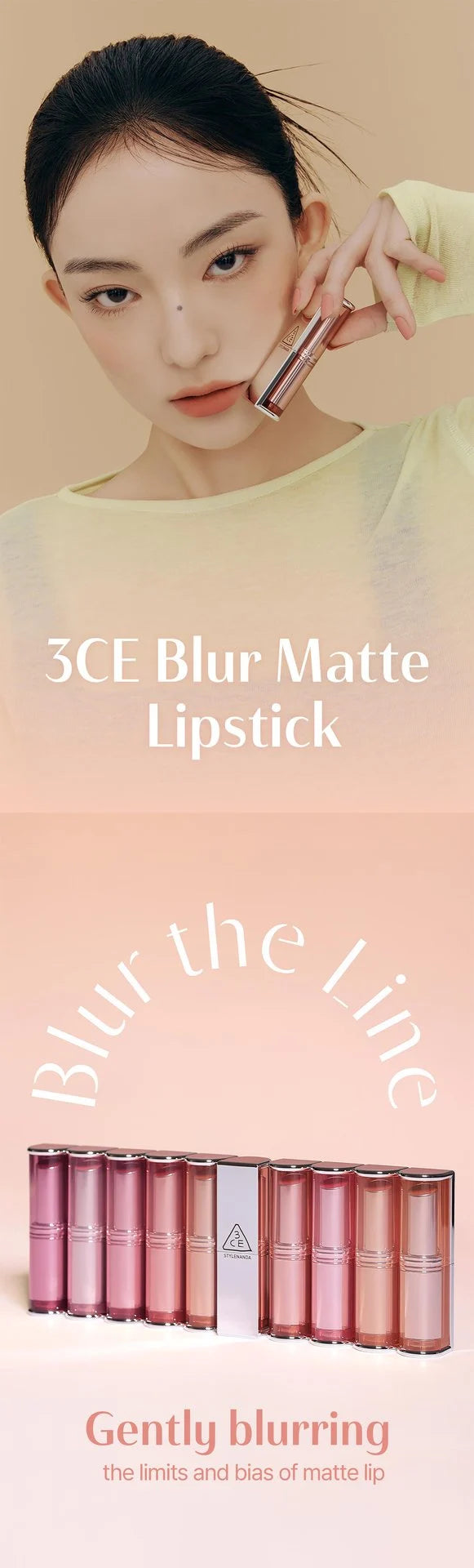 3CE Blur Matte Lipstick 4g