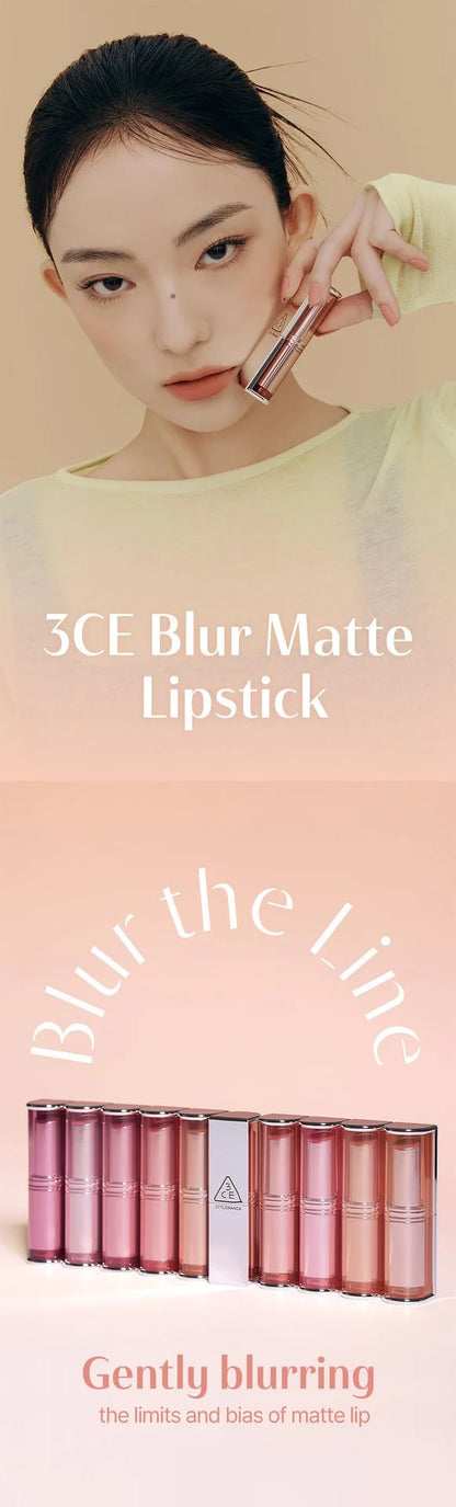 3CE Blur Matte Lipstick 4g