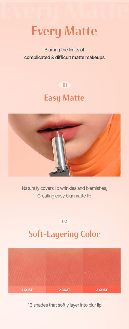 3CE Blur Matte Lipstick 4g
