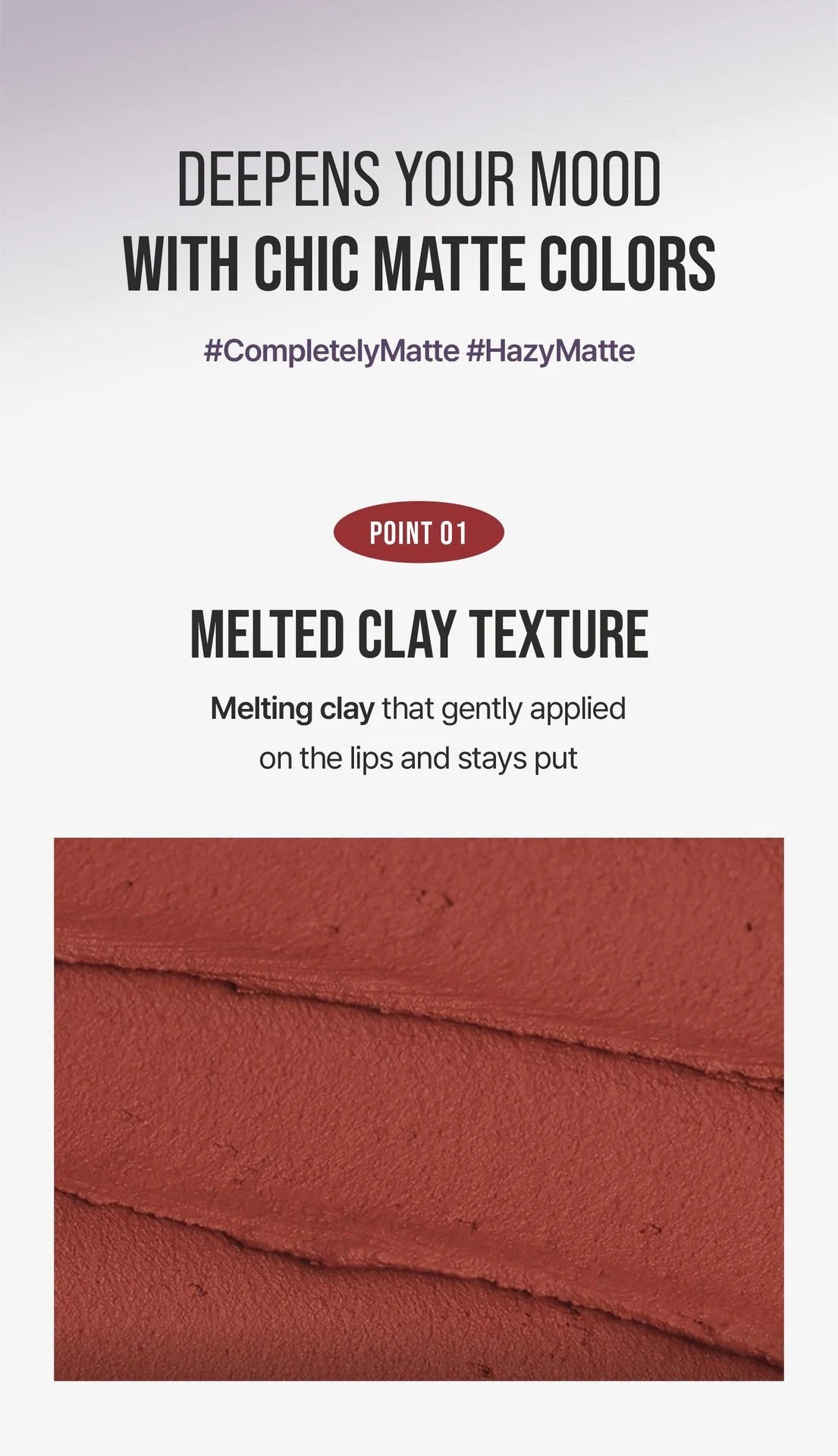 3CE Hazy Lip Clay