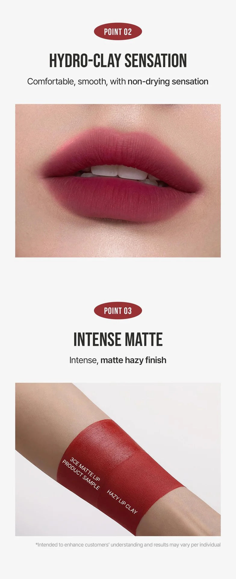 3CE Hazy Lip Clay