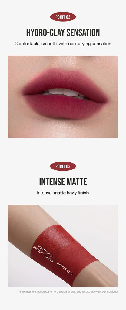 3CE Hazy Lip Clay
