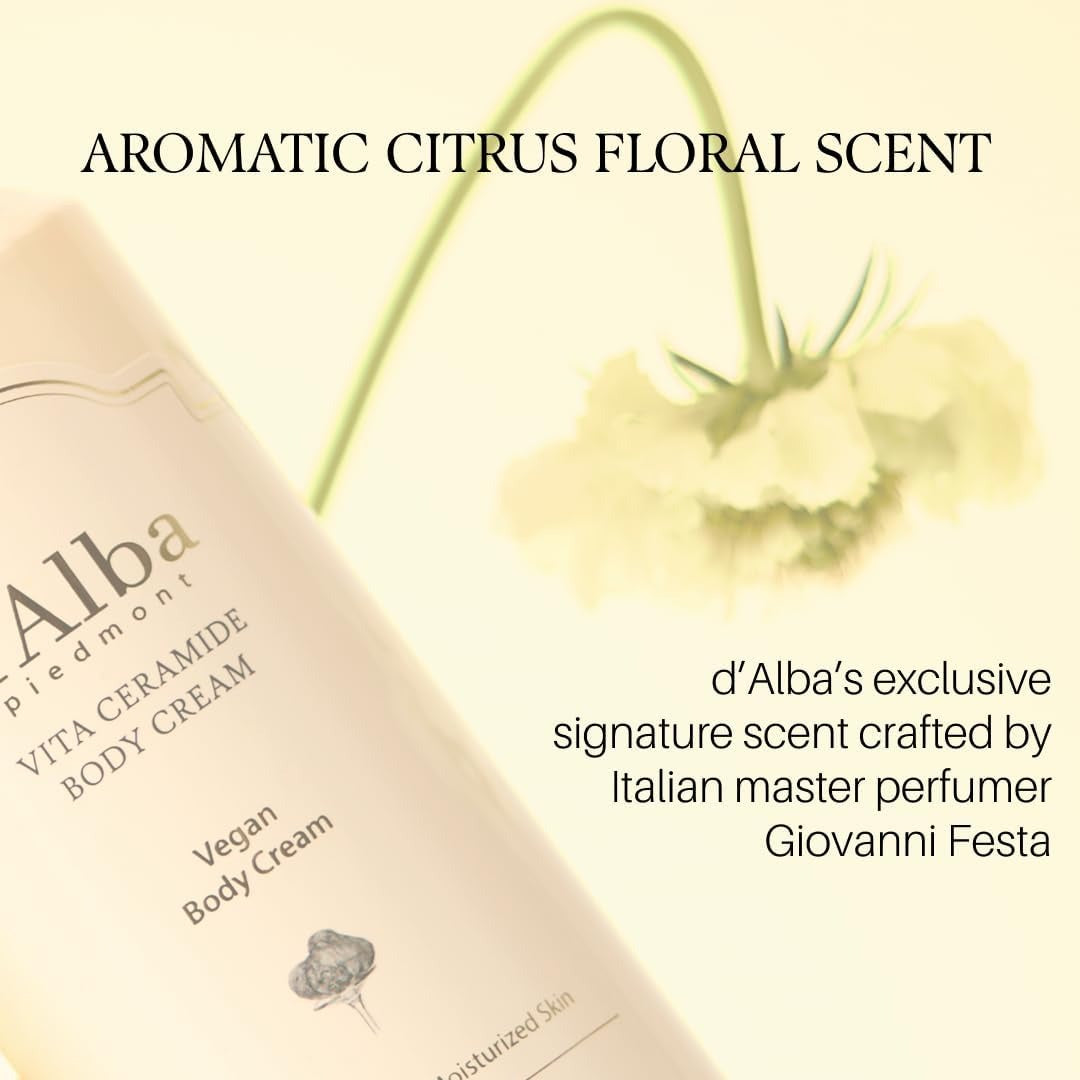 d'Alba Vita Ceramide Body Cream 270ml | Brightening Body Lotion