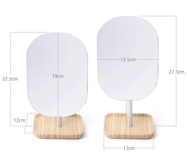 MIRO LINE WOOD TRAY STAND MIRROR ST 311 | COLOURSWINK