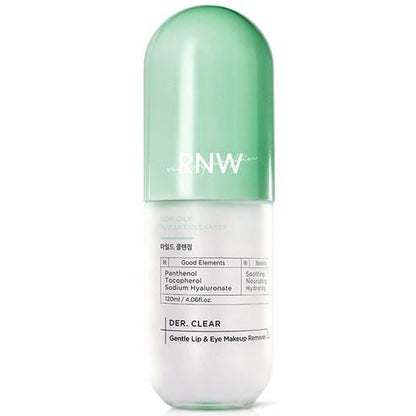 RNW DER CLEAR GENTLE LIP EYE MAKEUP REMOVER 120ML | COLOURSWINK