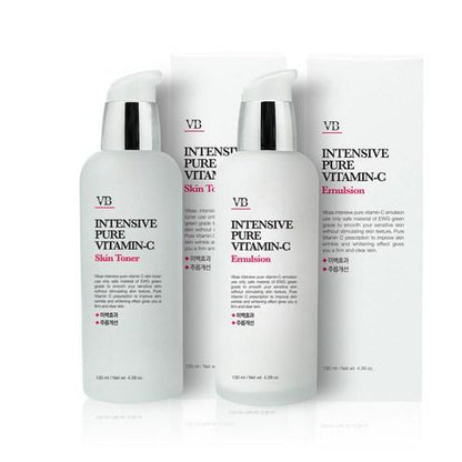 VIBAS INTENSIVE PURE VITAMIN C SKIN TONER 140ML + EMULSION SET 140ML - VIBAS | COLOURSWINK