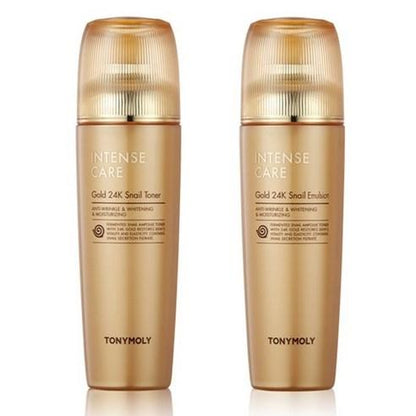 TONYMOLY INTENSE CARE GOLD 24K SNAIL 2 SET | COLOURSWINK