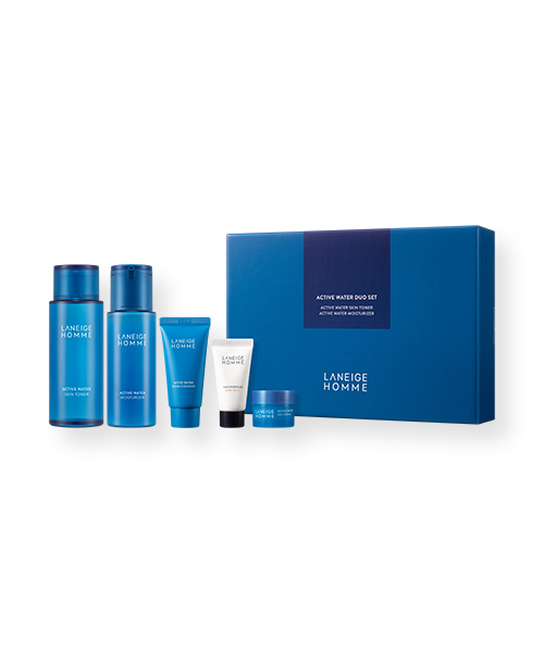 LANEIGE HOMME ACTIVE WATER DUO SET | COLOURSWINK