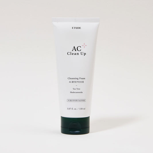 ETUDE AC CLEAN UP CLEANSING FOAM 150ML - ETUDE | COLOURSWINK