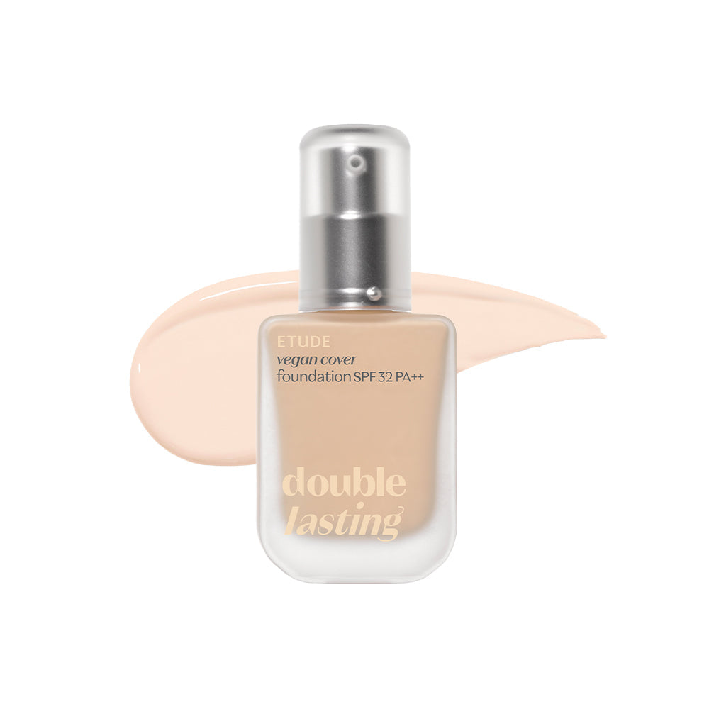 ETUDE DOUBLE LASTING VEGAN COVER FOUNDATION SPF32 PA 30G | COLOURSWINK