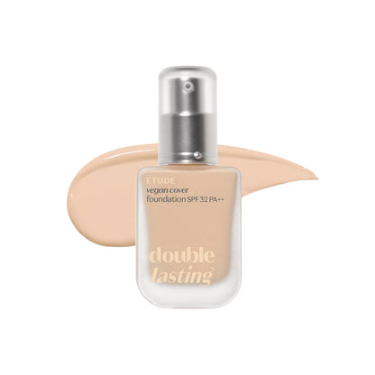 ETUDE DOUBLE LASTING VEGAN COVER FOUNDATION SPF32 PA 30G | COLOURSWINK