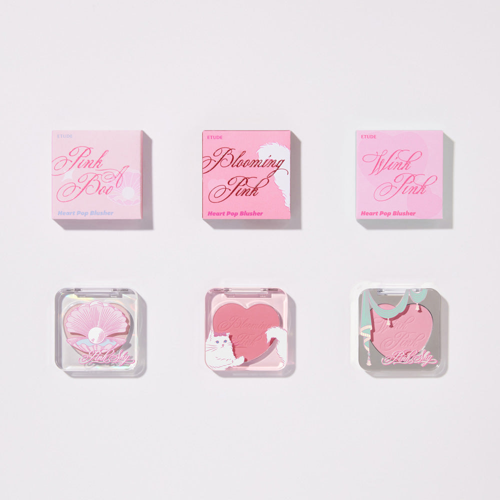 ETUDE PINK SHY HEART POP BLUSHER 4G | COLOURSWINK