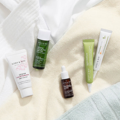 MARY MAY SOOTHING TROUBLE CARE TRAVEL KIT 5PCS | COLOURSWINK