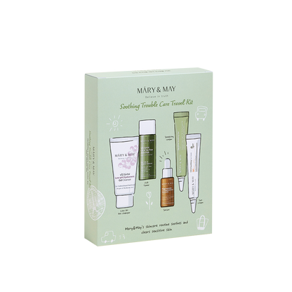 MARY MAY SOOTHING TROUBLE CARE TRAVEL KIT 5PCS | COLOURSWINK