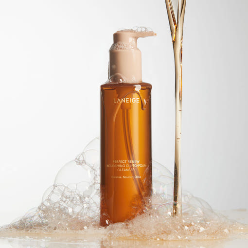 LANEIGE Perfect Renew Nourishing Oil-To-Foam Cleanser 200ml.