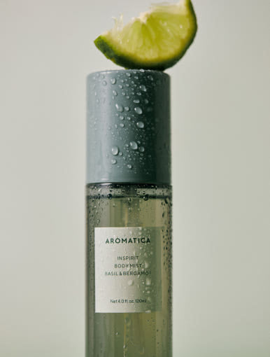 AROMATICA INSPIRIT BODY MIST BASIL BERGAMOT 120ML | COLOURSWINK