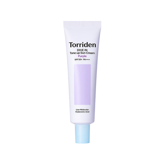 TORRIDEN DIVE IN PURPLE TONE UP SUNSCREEN SPF 50+ PA++++ 60ML - TORRIDEN | COLOURSWINK