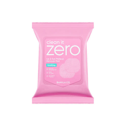BANILA CO CLEAN IT ZERO SOOTHING LIP & EYE REMOVER PAD 60G/30P - BANILA CO | COLOURSWINK