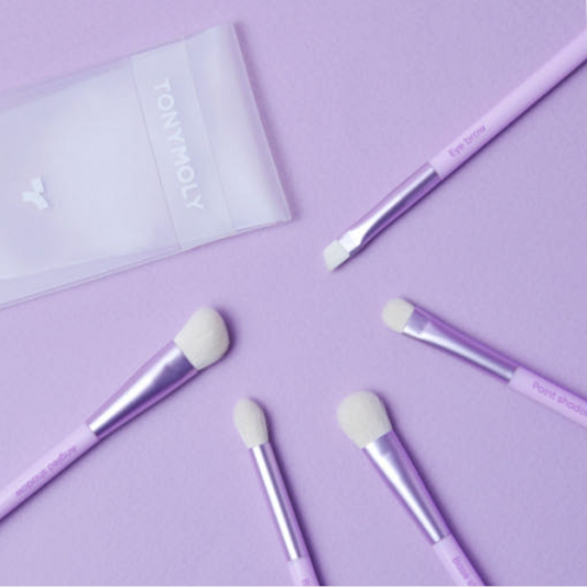TONYMOLY EYE MAKE-UP BRUSH SET OF 5PCS - TONYMOLY | COLOURSWINK