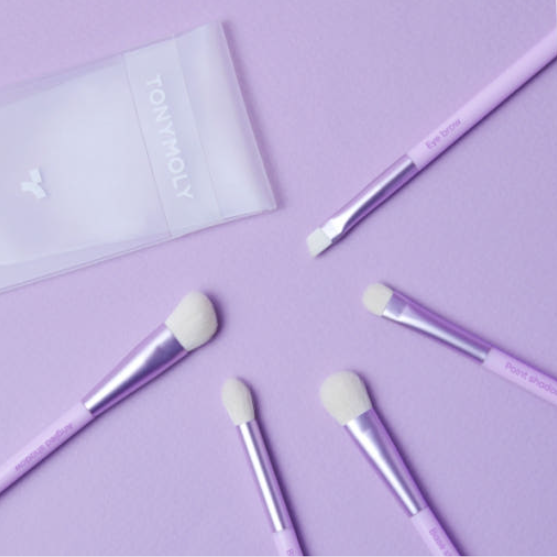 TONYMOLY EYE MAKE UP BRUSH SET OF 5PCS | COLOURSWINK