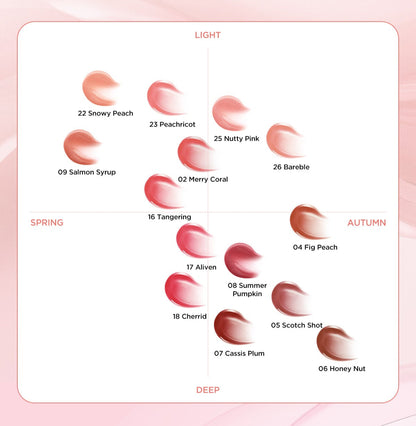 TIRTIR WATERISM GLOW TINT 4G 15COLOR | COLOURSWINK