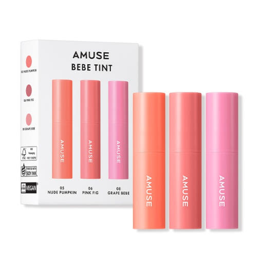 AMUSE MINI BEBE TINT SET 1.3G X 3EA - AMUSE | COLOURSWINK
