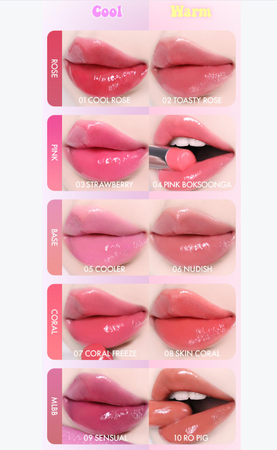 AMUSE FONDUE BALM 3 2G 10 COLORS | COLOURSWINK