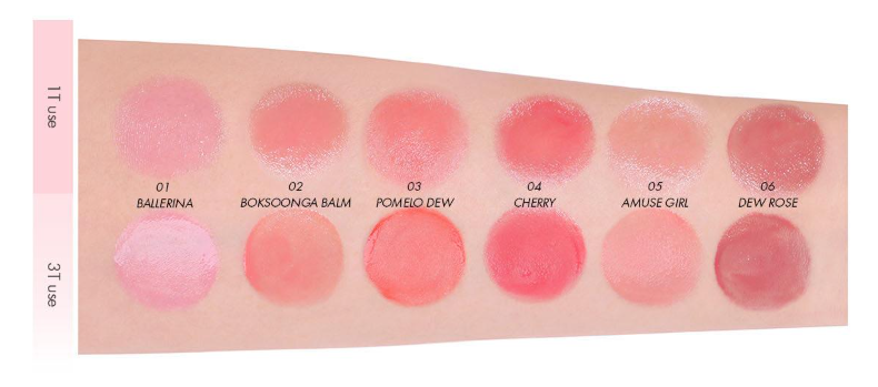 AMUSE DEW BALM 3 2G 6 COLORS | COLOURSWINK