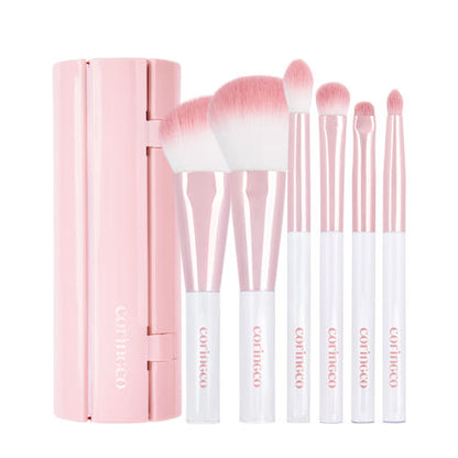 CORINGCO PINK ROLL BRUSH SET 6P | COLOURSWINK
