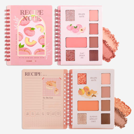 CORINGCO RECIPE NOTE EYESHADOW PALETTE 10G 2 TYPES | COLOURSWINK