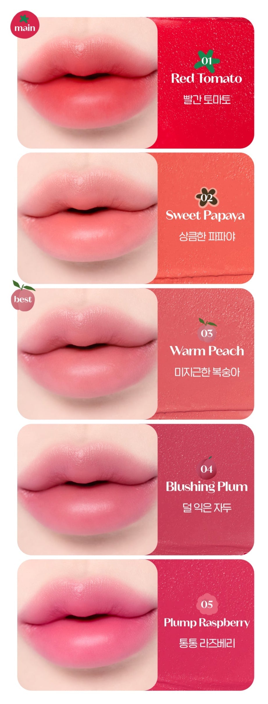 ETUDE FRUITY LIP CHEEK BLUR BALM 2 3G | COLOURSWINK
