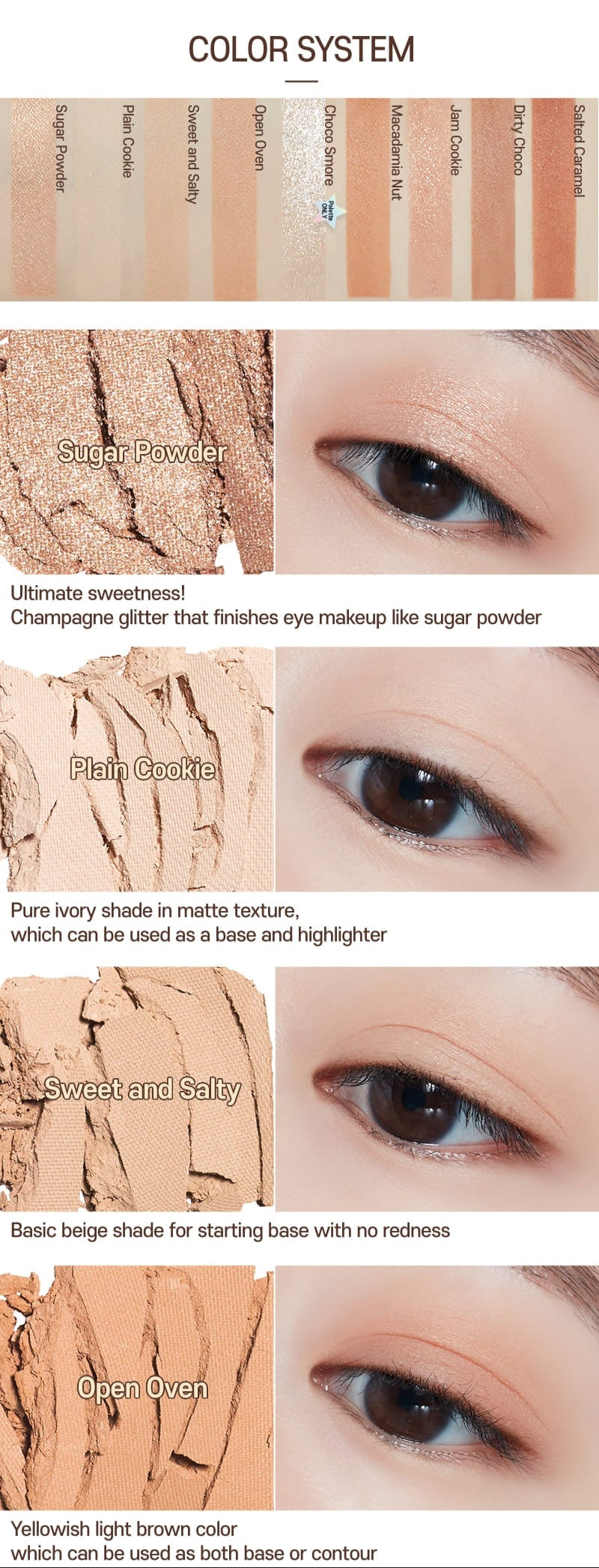 ETUDE PLAY COLOR EYES 9 COLOR 7 2G COOKIE CHIPS | COLOURSWINK