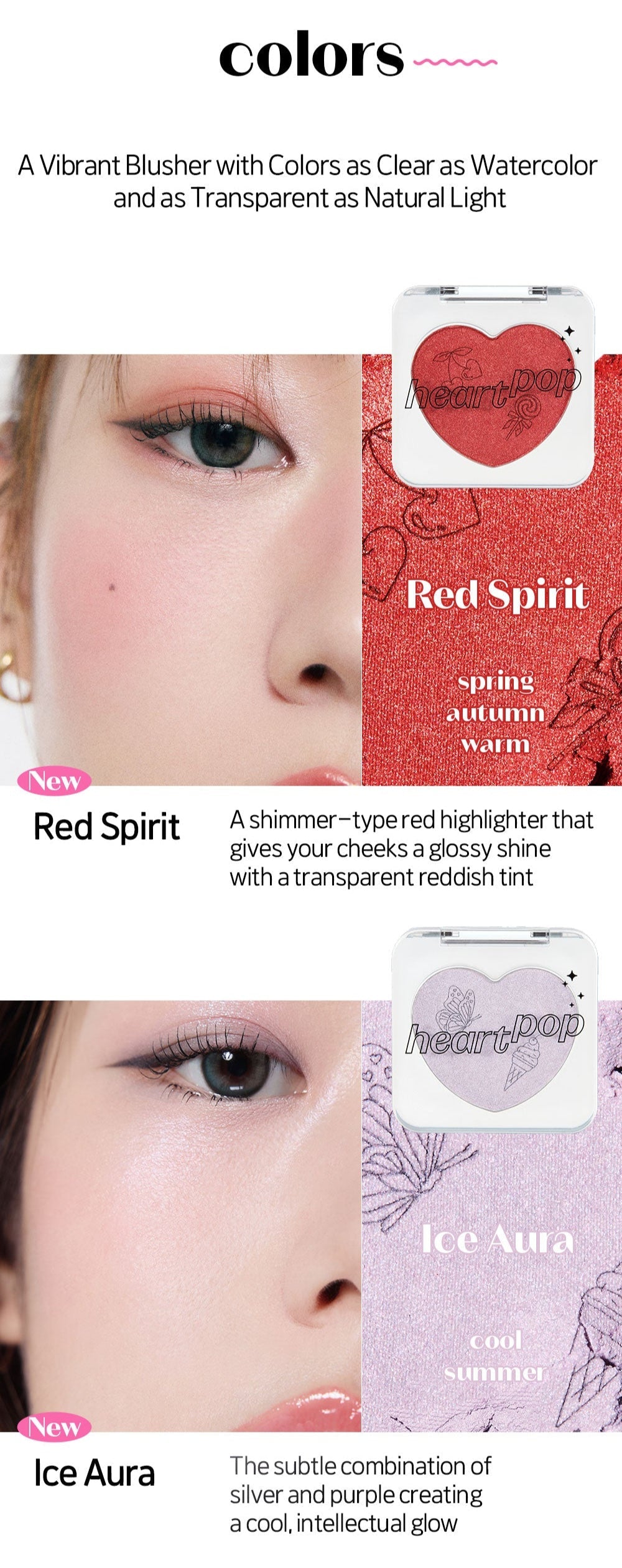 ETUDE HEART POP BLUSHER 4G | COLOURSWINK