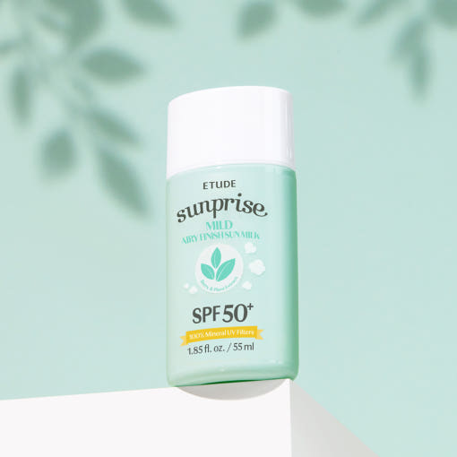 ETUDE SUNPRISE MILD AIRY FINISH SUN MILK SPF50 PA 55ML | COLOURSWINK
