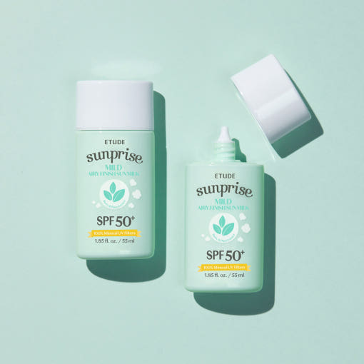 ETUDE SUNPRISE MILD AIRY FINISH SUN MILK SPF50+ PA++++ 55ML - ETUDE | COLOURSWINK