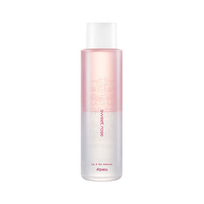 APIEU MINERAL LIP EYE REMOVER SWEET ROSE 250ML | COLOURSWINK