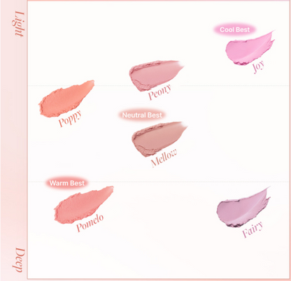 DEAR DAHLIA PETAL BLUR CREAM BLUSH 4G 6COLORS | COLOURSWINK