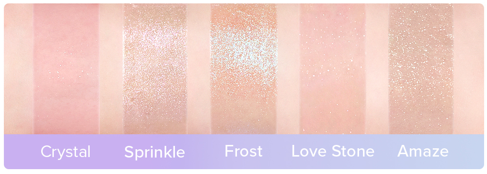 DEAR DAHLIA PARADISE SPARKLE LIP GLAZE 4COLORS | COLOURSWINK