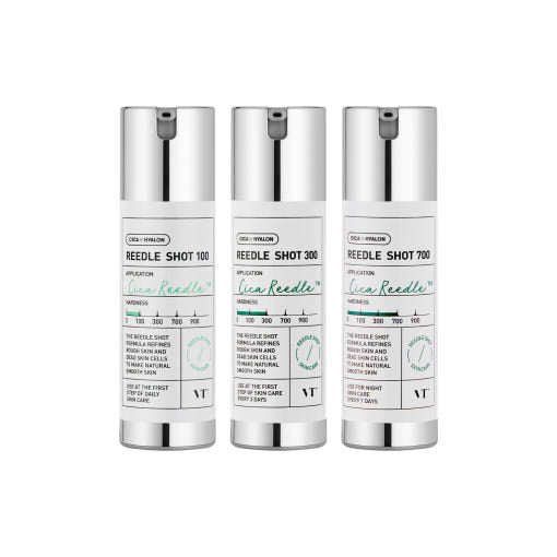 VT REEDLE SHOT COMPACT SET REEDLE SHOT 100 10ML REEDLE SHOT 300 10ML REEDLE SHOT 700 10ML | COLOURSWINK