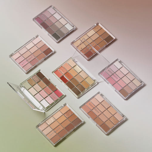 WAKEMAKE SOFT BLURRING EYE PALETTE 14G 17COLORS | COLOURSWINK