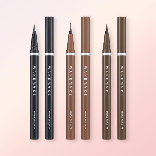 WAKEMAKE ANY PROOF BRUSH EYELINER 0.6G+0.6G[1+1] (3COLORS) - WAKEMAKE | COLOURSWINK