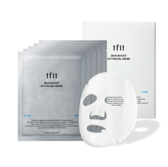TFIT SKIN BOOST ICY FACIAL MASK 25G X 5EA | COLOURSWINK