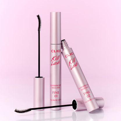 CLIO KILL LASH SUPERPROOF MASCARA FINE 7G 2COLORS | COLOURSWINK