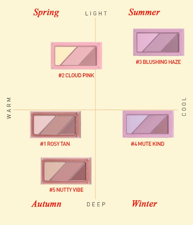 3CE LAYER IT ALL BLUSH PALETTE 10 5G 4COLORS | COLOURSWINK