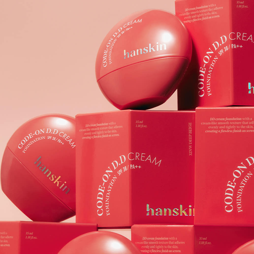 HANSKIN CODE ON DD CREAM FOUNDATION SPF38 PA 35ML 5COLORS | COLOURSWINK