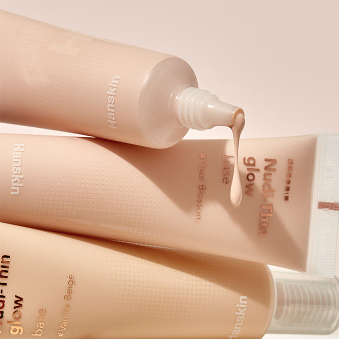 HANSKIN NUDE THIN GLOW BASE SPF35 PA 30ML 2COLORS | COLOURSWINK